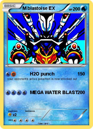 Pokemon M blastoise EX