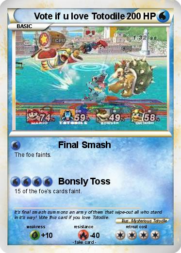 Pokemon Vote if u love Totodile
