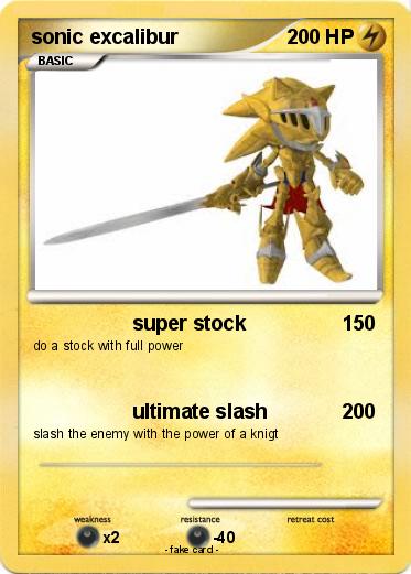 Pokemon sonic excalibur