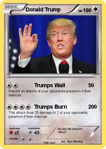 Pokemon Donald Trump