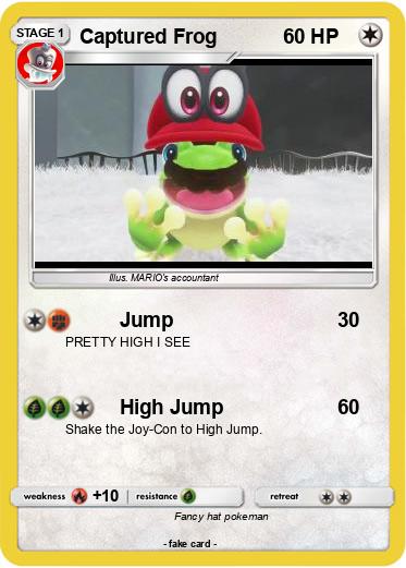 Pokemon Captured Frog