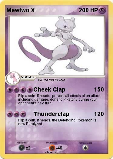 Pokemon Mewtwo X