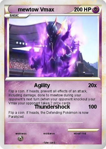 Pokemon mewtow Vmax