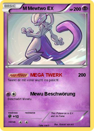 Pokemon M Mewtwo EX