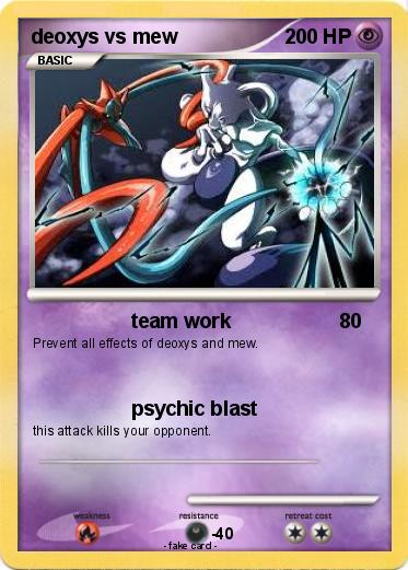 Pokemon deoxys vs mew