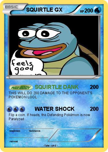 Pokemon SQUIRTLE GX