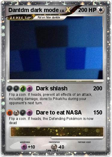Pokemon Dantdm dark mode