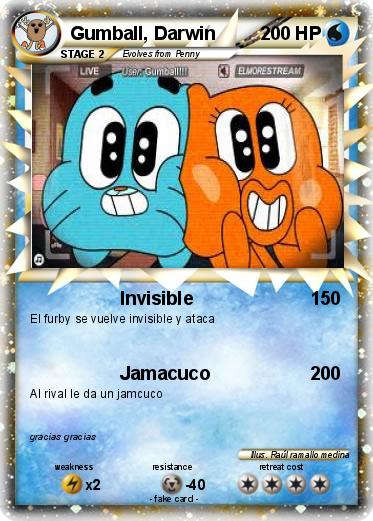 Pokemon Gumball, Darwin
