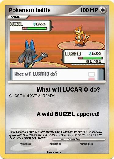 Pokemon Pokemon battle