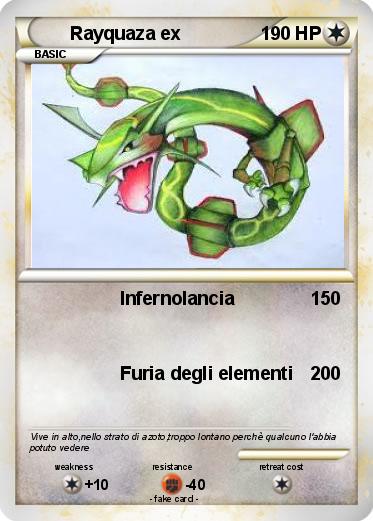 Pokemon Rayquaza ex