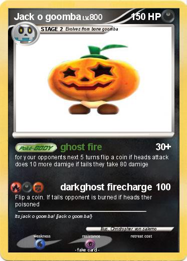 Pokemon Jack o goomba