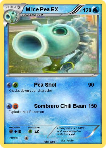 Pokemon M Ice Pea EX
