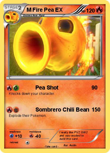 Pokemon M Fire Pea EX