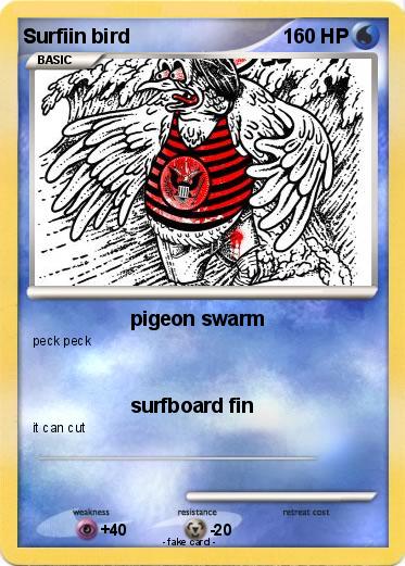 Pokemon Surfiin bird