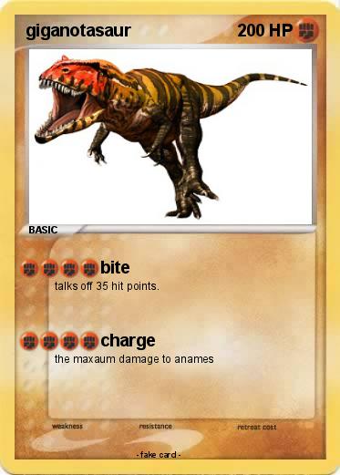 Pokemon giganotasaur