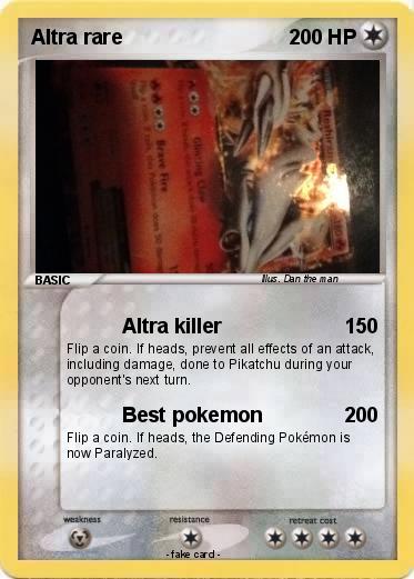 Pokemon Altra rare
