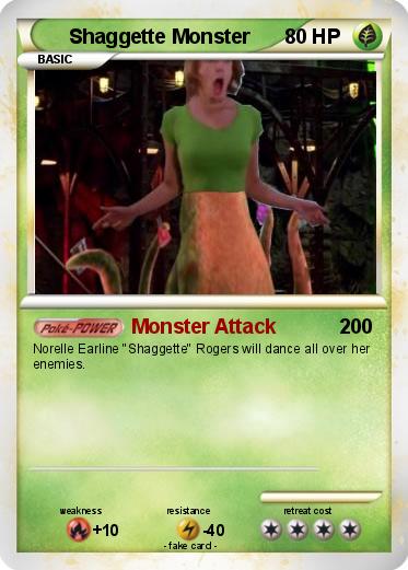 Pokemon Shaggette Monster