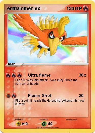 Pokemon entflammen ex
