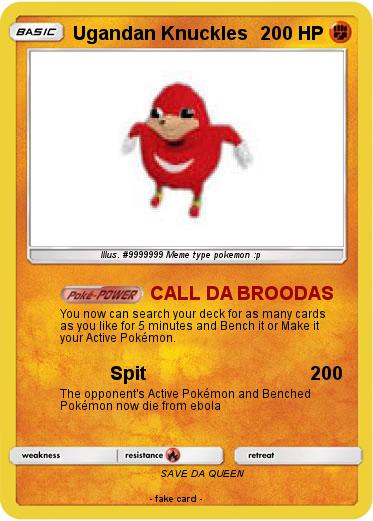 Pokemon Ugandan Knuckles