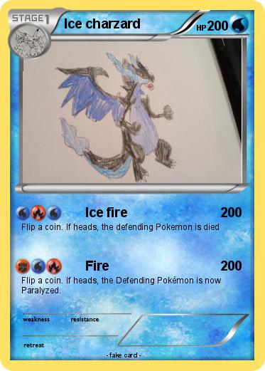 Pokemon Ice charzard