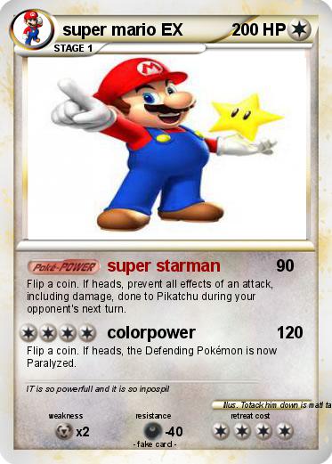Pokemon super mario EX