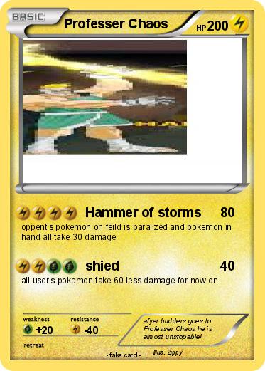 Pokemon Professer Chaos
