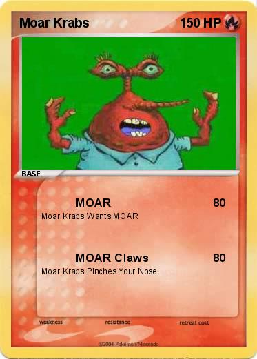 Pokemon Moar Krabs