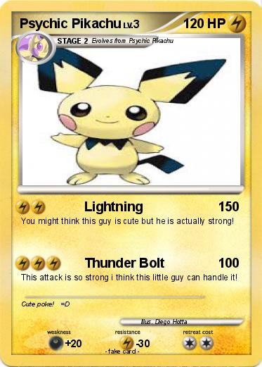 Pokemon Psychic Pikachu