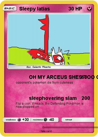 Pokemon Sleepy latias