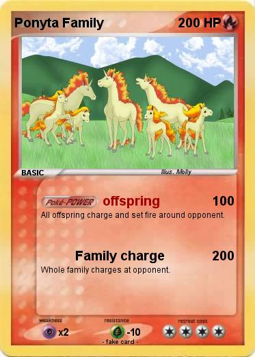 Pokemon Ponyta Family