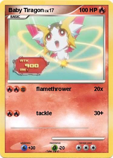 Pokemon Baby Tiragon