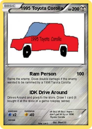 Pokemon 1995 Toyota Corolla