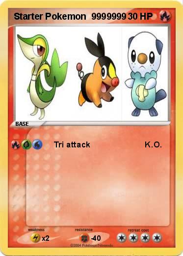 Pokemon Starter Pokemon  9999999