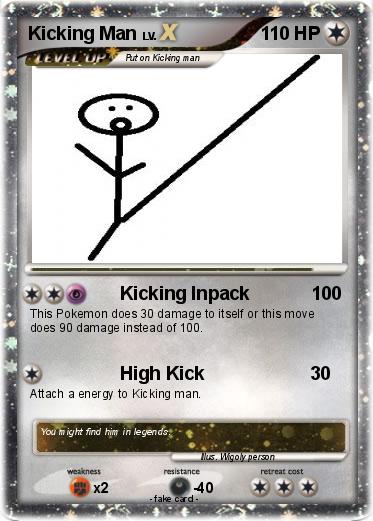 Pokemon Kicking Man