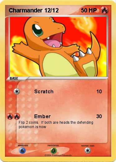 Pokemon Charmander 12/12