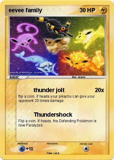 Pokemon eevee family