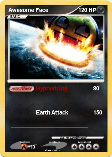 Pokemon Awesome Face