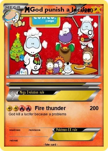 Pokemon God punish a lucifer
