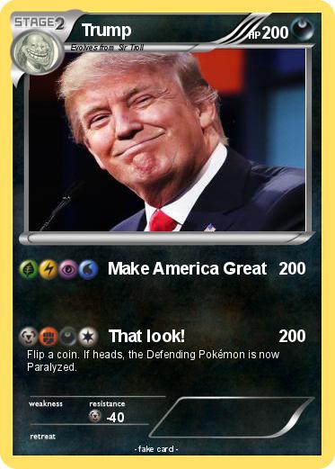 Pokemon Trump