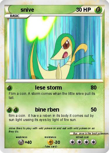 Pokemon snive