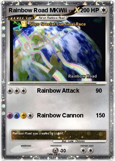 Pokemon Rainbow Road MKWii