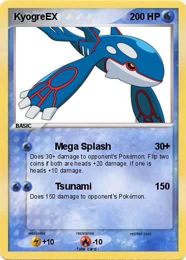 Pokemon KyogreEX