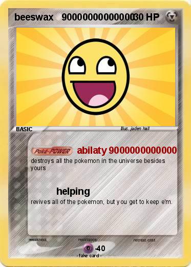 Pokemon beeswax   90000000000000