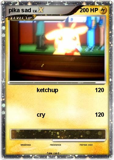 Pokemon pika sad