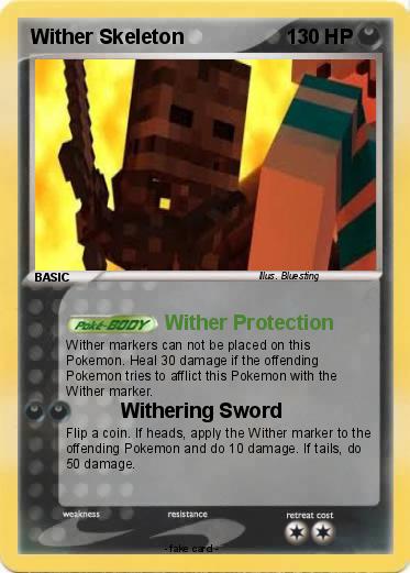 Pokemon Wither Skeleton