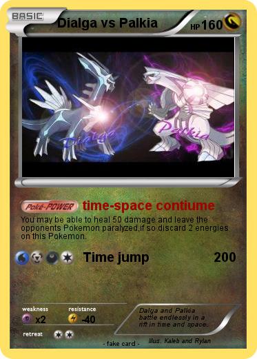 Pokemon Dialga vs Palkia