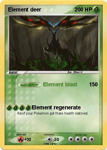 Pokemon Element deer