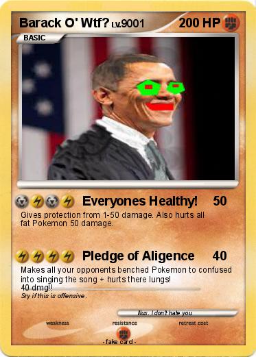 Pokemon Barack O' Wtf?