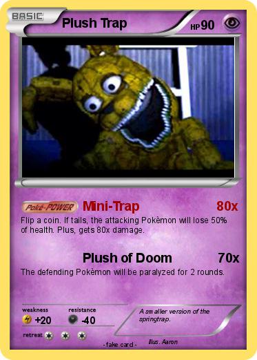 Pokemon Plush Trap