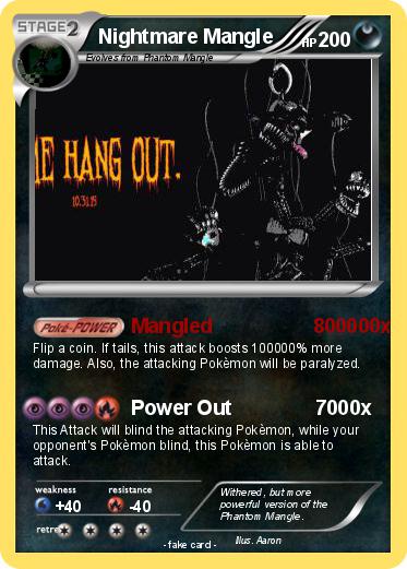 Pokemon Nightmare Mangle